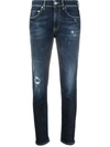 DONDUP LOW-RISE SKINNY-FIT JEANS