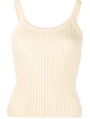 HOUSE OF SUNNY RIBBED KNIT VEST TOP