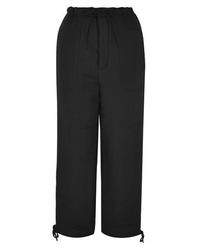 Ambush Woman Pants Black Size 3 Linen, Cotton, Polyester