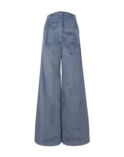 Anna Mason Casual Pants In Slate Blue