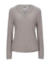 CHARLOTT CHARLOTT WOMAN SWEATER GREY SIZE L COTTON,14086372XK 4