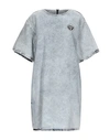 Mm6 Maison Margiela Ladies Blue Acid-wash Denim Dress In Blue