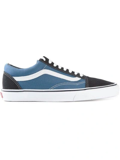 Vans 拼接板鞋 In Navy