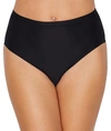 Chantelle Ladies Black Cotton Check Soft Stretch Thong In Black