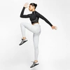 Nike Women's One Luxe Heathered Tights In White