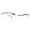 Ray Ban Rb8766 Eyeglasses Sand Black Frame Clear Lenses 51-23 In Sand Black