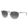 RAY BAN SUNGLASSES WOMAN ERIKA COLOR MIX - TRANSPARENT FRAME GREY LENSES 54-18