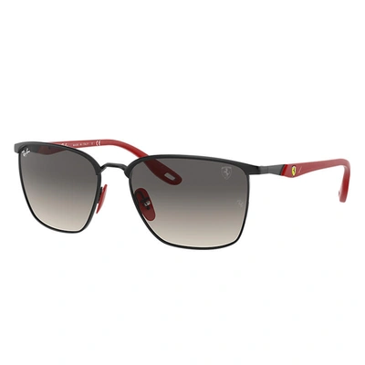 RAY BAN SUNGLASSES UNISEX RB3673M SCUDERIA FERRARI COLLECTION - RED FRAME GREY LENSES 56-17