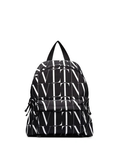 Valentino Garavani Vltn Times Backpack In Black
