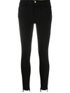 FRAME CROPPED SKINNY TROUSERS