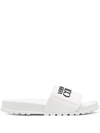 VERSACE JEANS COUTURE LOGO PRINT SLIDES