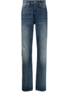 ISABEL MARANT FADED STRAIGHT LEG JEANS