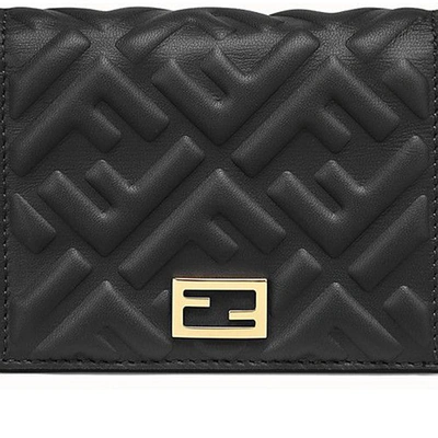 Fendi Small Wallet In Black