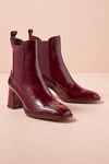 Anthropologie Blair Patent Boots In Red