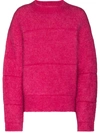 JACQUEMUS KNITTED CREW NECK JUMPER