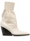 Kenzo Women's  Beige Leather Ankle Boots