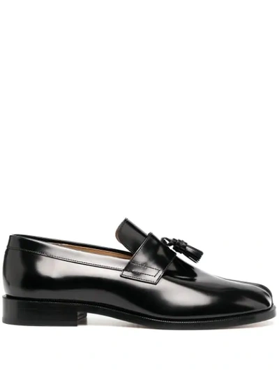 Maison Margiela Split Toe Business Dress Shoes In Black