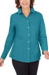 Foxcroft Dianna Non-iron Cotton Shirt In Alpine