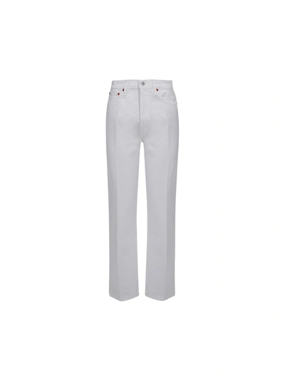 Re/done Jeans In White