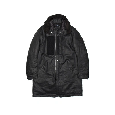 Stone Island Shadow Project Fishtail Parka In Black