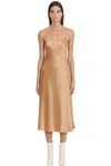 THEORY TELSON DRESS IN BROWN SYNTHETIC FIBERS,11550345