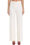 THEORY WIDE TROUSER PANTS IN WHITE VISCOSE,11550346