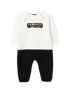 YOUNG VERSACE BLACK AND WHITE ONESIE,11551283