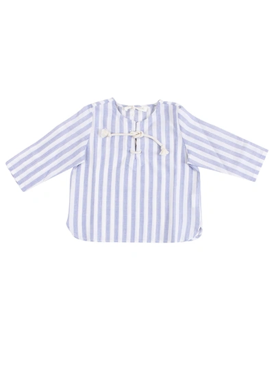 Zhoe & Tobiah Babies' Striped Newborn Shirt In Variante Unica