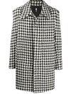 NATASHA ZINKO HOUNDSTOOTH SINGLE-BREASTED COAT