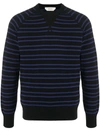 Z ZEGNA HORIZONTAL-STRIPE KNITTED JUMPER