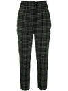 ALEXANDER MCQUEEN CHECK-PATTERN TAILORED TROUSERS