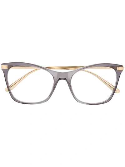 Dolce & Gabbana Cat-eye Optical Glasses In Gray