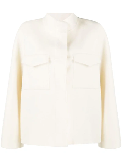 Mes Demoiselles Canada High-neck Jacket In White