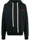 Paul & Shark Slouchy Logo Embroidered Hoodie In Blue
