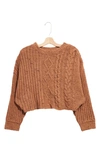 FREE PEOPLE ON YOUR SIDE CROP SWEATER,OB1176761