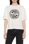 SANDRO YIN & YANG SISTERS GRAPHIC TEE,SFPTS00676