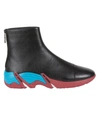 Raf Simons Cylon High-top Leather Sneakers In Black