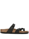 Birkenstock Womens Black Mayari Cross Strap Sandal 4 In Black