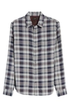 VINCE DOUBLE FACE SLIM FIT PLAID BUTTON-UP SHIRT,M66631385