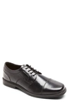 Rockport Taylor Waterproof Cap Toe Derby In Black