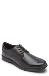 Rockport Taylor Waterproof Plain Toe Derby In Black