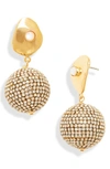LIZZIE FORTUNATO CRYSTAL SAND EARRINGS,FW20-E017