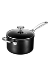 LE CREUSET 3-QUART TOUGHENED NONSTICK PRO SAUCEPAN,TNSP1200-18