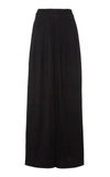 TOM FORD PLEATED WIDE-LEG CREPE-JERSEY PANTS