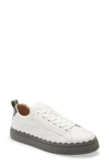 Chloé Lauren Two-tone Sneakers In Burnt Grey