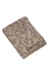 Ugg Adalee Faux Fur Throw Blanket In Oyster