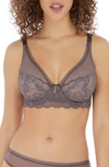 Freya Expression High Apex Underwire Plunge Bra In Shark