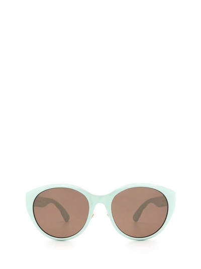Gucci Eyewear Round Frame Sunglasses In Green