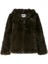 APPARIS CHASE HOODED FAUX-FUR COAT