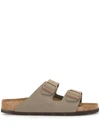 Birkenstock Arizona Side Buckle Sandals In Brown